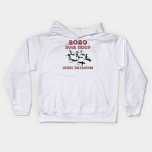 2020 Hula Hoop Social Distancing Kids Hoodie